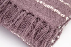 Flamant Wrington, Geruit, Paars^ Huishoudelijke Textiel