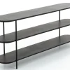 Flamant Zenza, Consoletafel, 3 Niveaus, Metaal^ Koffie Tafels