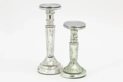 Flamant Zinia, Kandelaar, Kwikglas, L^ Decoratie