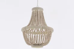 Flamant Zofia, Hanglamp, Ijzer En Houten Kralen^ Verlichting