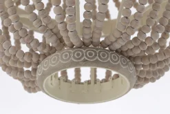 Flamant Zofia, Hanglamp, Ijzer En Houten Kralen^ Verlichting