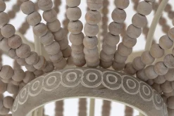 Flamant Zofia, Hanglamp, Ijzer En Houten Kralen^ Verlichting